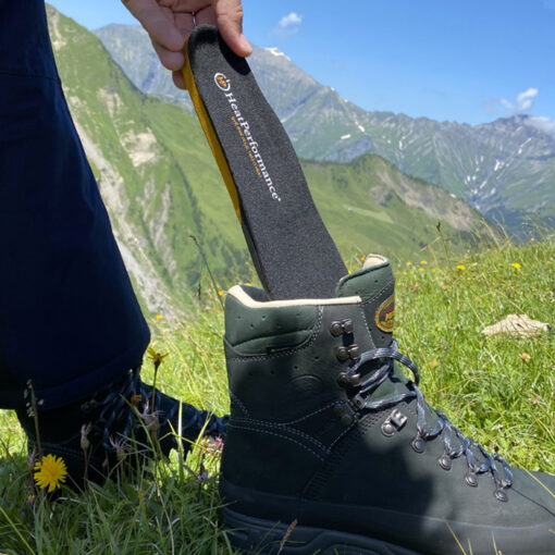 beheizte Socken für Wanderschuhe